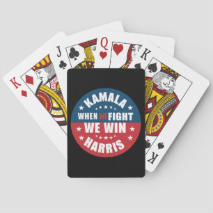 När vi kämpade mot Kamala Harris USA 2024 Casinokort