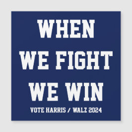 När vi kämpar mot Harris Walz