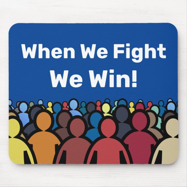 När vi kämpar mot Harris Walz Musmatta (Framsidan)