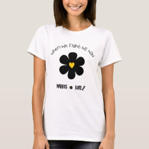 När vi kämpar mot Harris Walz T Shirt