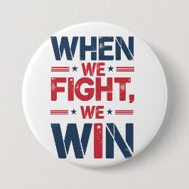 NÄR VI KÄMPAR VINNA Round Button Knapp