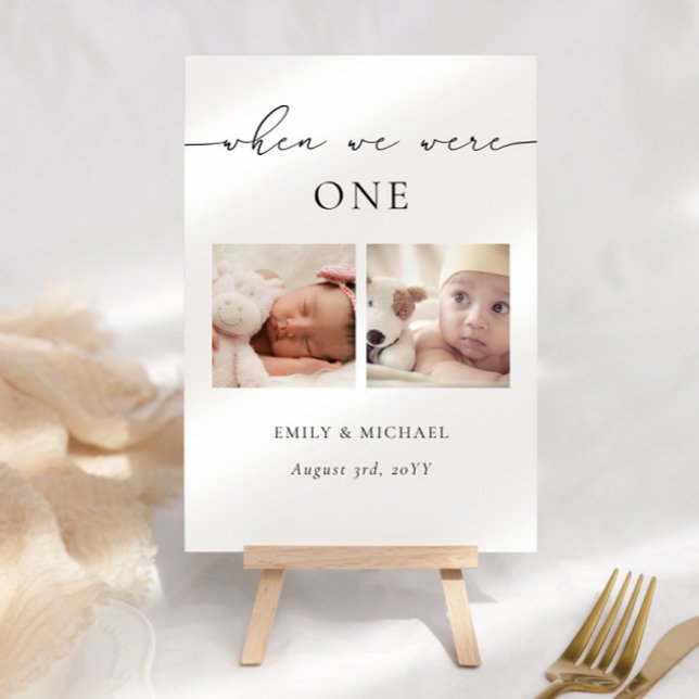 När vi var ålders Bordnummer skylt Bordsnummer (Skapare uppladdad)