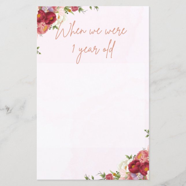 När vi var äldre Bordsnummer (Framsida)