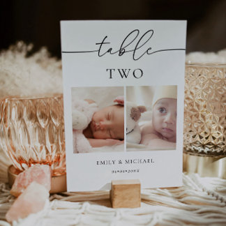 När vi var äldre Bordsnummer i Bröllop