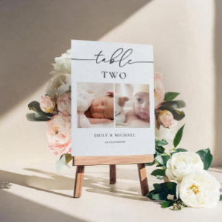 När vi var äldre Bordsnummer i Bröllop