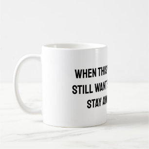 När viruset är över 2 020 humor kaffemugg