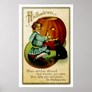 När vittnen finns på Halloween Poster