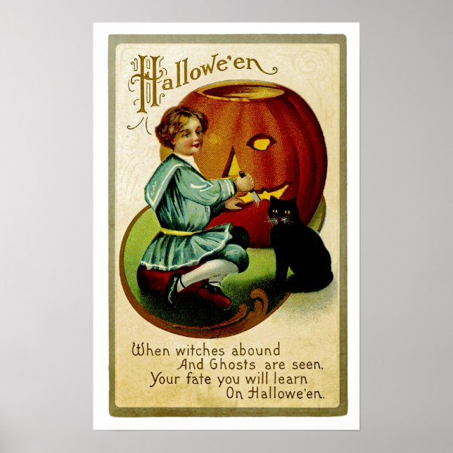 När vittnen finns på Halloween Poster (Framsidan)