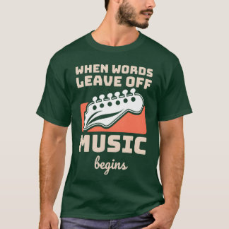 När Word Leave Off rolig T Shirt