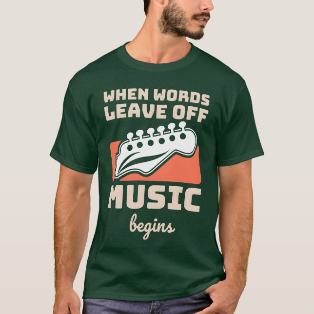 När Word Leave Off rolig T Shirt (Framsida)