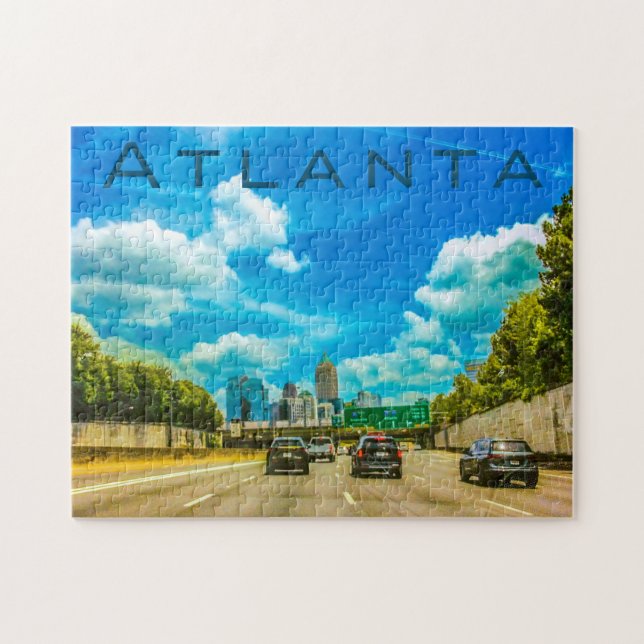 Nära Atlanta Puzzle Pussel (Horisontell)