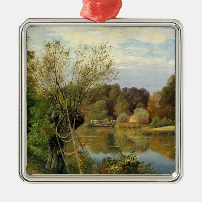 Nära Aumuhlen c.1830 Julgransprydnad Metall (Framsidan)