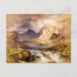 Nära Brodick, Isle Of Arran, Skottland, målning Vykort