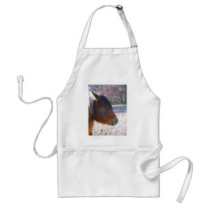 Nära Brown-hästen, Little Brown Pony Förkläde