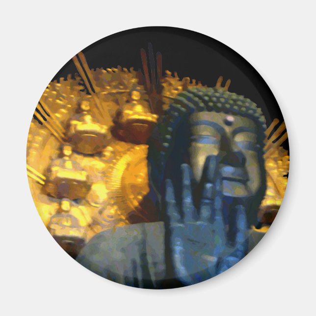 Nara Buddha / Nara Daibutsu Magnet (Framsidan)