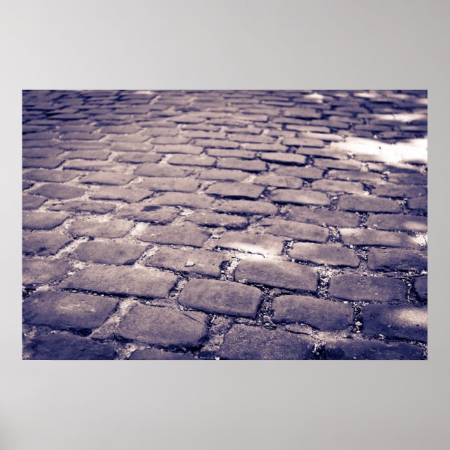 Nära Cobblestone Street Poster (Framsidan)