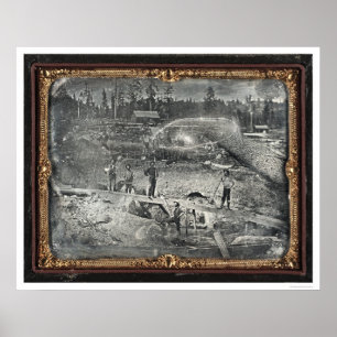 Nära den Nevada staden 1852 av Joseph Blaney Poster