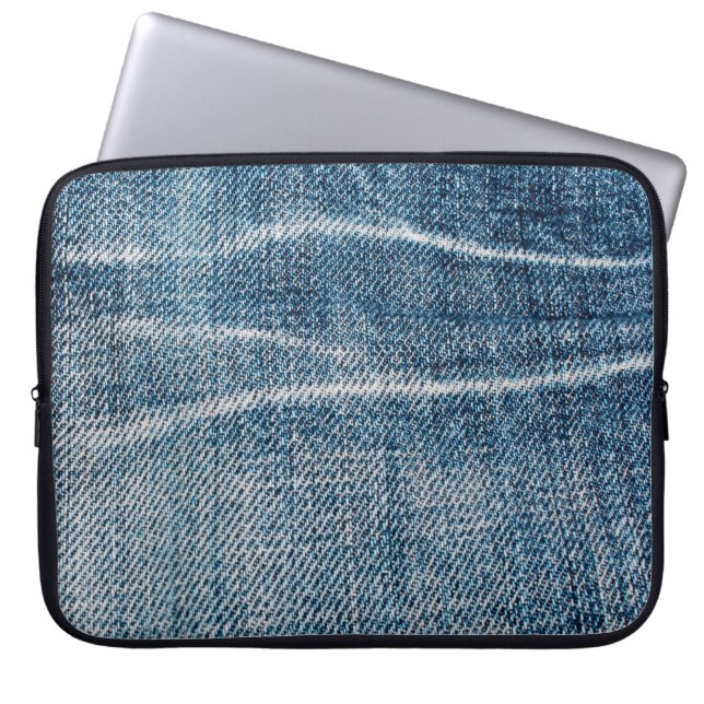 Nära Denim Trasa. Laptop Fodral (Framsidan)
