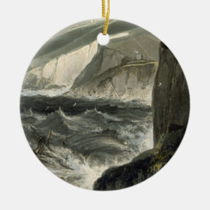 Nära det Beachy huvudet från 'en resa runt om Julgransprydnad Keramik