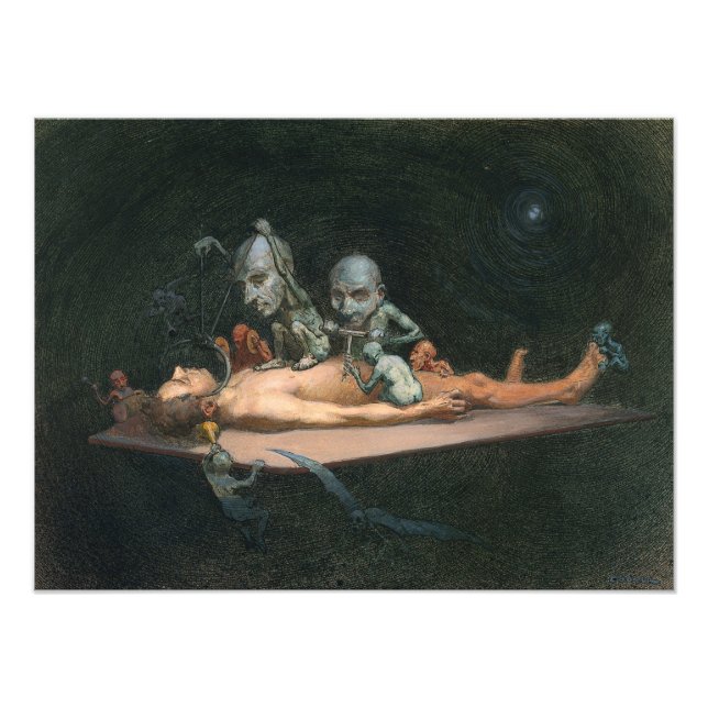 Nära dödserfarenhet: Evil Demonic Spirits Fototryck (Framsidan)