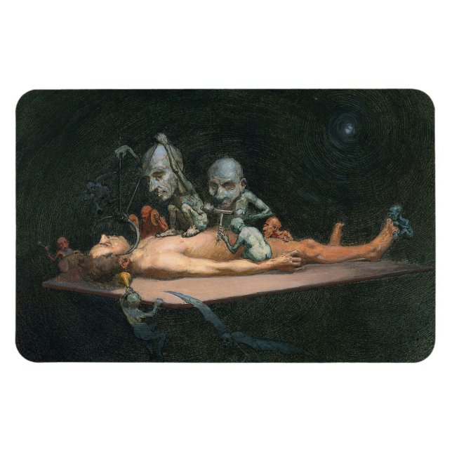 Nära dödserfarenhet: Evil Demonic Spirits Magnet (Horisontell)