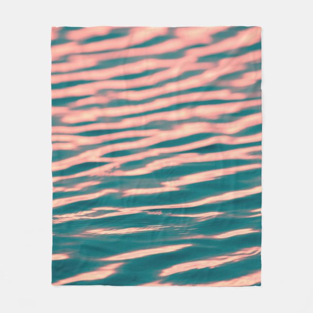 Nära foto av lugnens kropp fleecefilt (Framsidan)