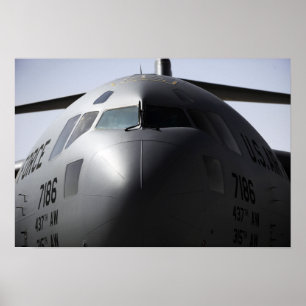 Nära fram till C-17 Globemaster III Poster