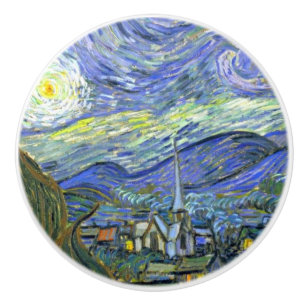 Nära från Starry Night av Vincent Van Gogh Knopp