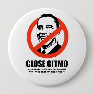 Nära Gitmo och överför dem till Illinois Knapp