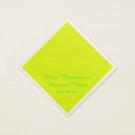 Nära gulten, fast färg pappersservett