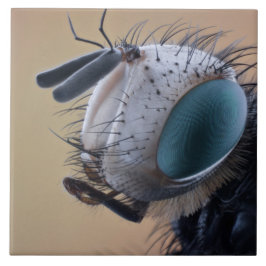 Nära Insekt Kryp Head Kakelplatta