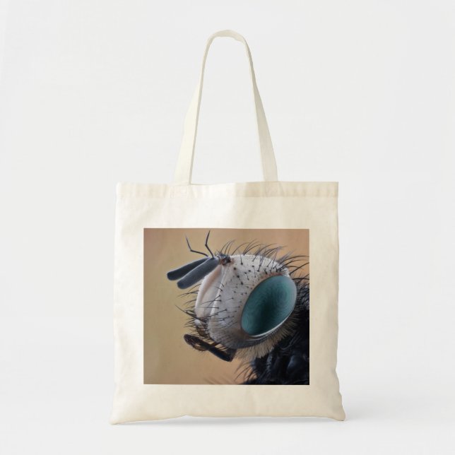 Nära Insekt Kryp Head Tygkasse (Framsidan)