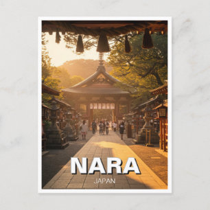 Nara Japan Travel Vykort