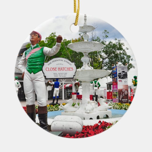 "Nära kläcker" mästare Julgransprydnad Keramik (Framsidan)