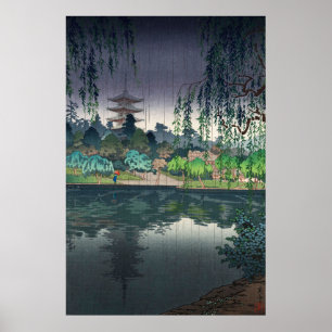 Nara Kofukuji Temple av Tsuchiya Koitsu Poster