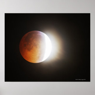 Nära Måne:s sammanlagda Eclipse Poster