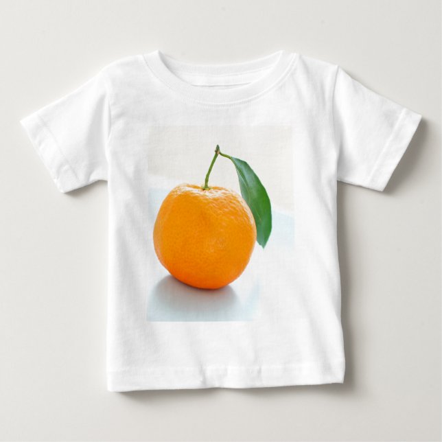 Nära övre för orange clementine tröja (Framsida)