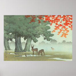 Nara Park Kawase Hasui 1953 Japansk konst Poster