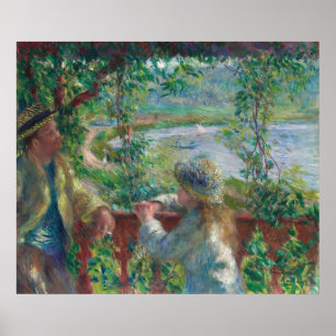 Nära Sjö (1879) Pierre-Auguste Renoir Poster