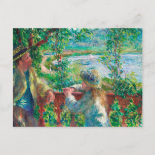 Nära Sjö genom Renoir Impressionist Painting Vykort