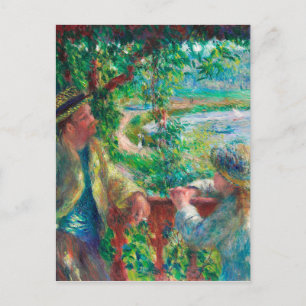 Nära Sjö genom Renoir Impressionist Painting Vykort