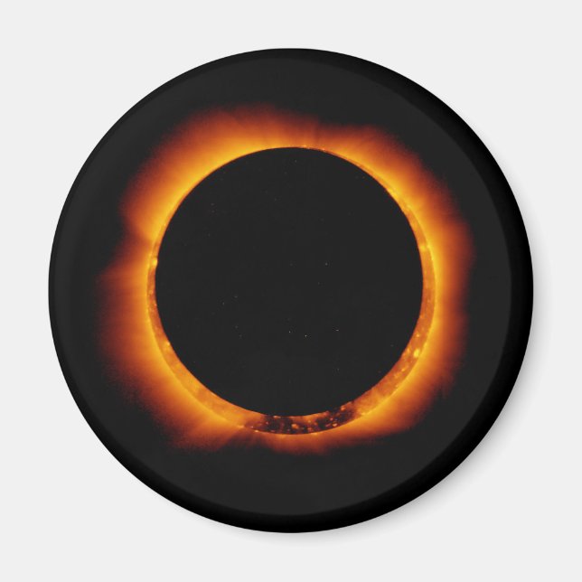 Nära total solcellsklipp magnet (Framsidan)