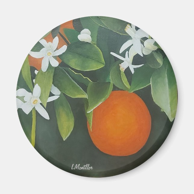 Naranjos de Sevilla, SPAIN Magnet (Framsidan)