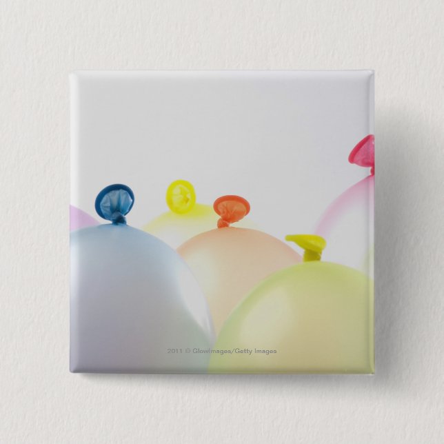 Närbild av ballonger knapp (Framsida)