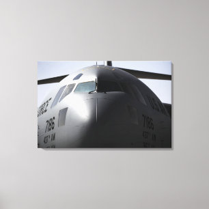 Närbild av bekläda av A. c. - 17 Globemaster III Canvastryck