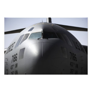 Närbild av bekläda av A. c. - 17 Globemaster III Fototryck