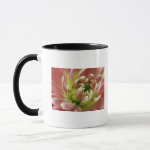 Närbild av en blomma mugg