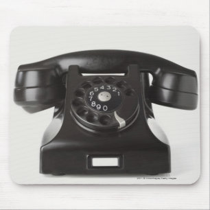 Närbild av en roterande telefon musmatta