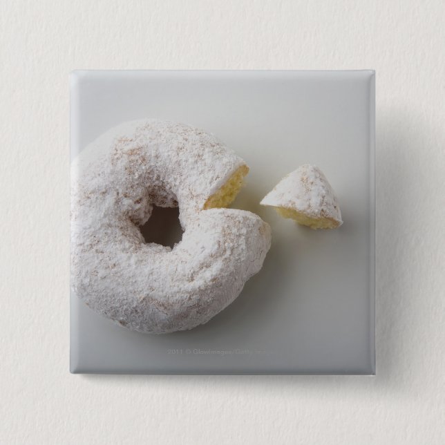 Närbild av en tårta knapp (Framsida)