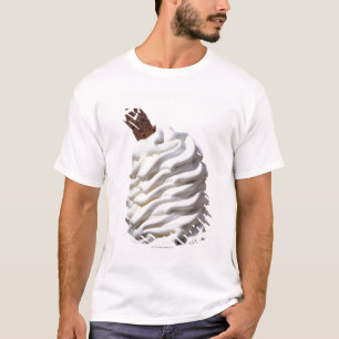Närbild av glass t-shirt